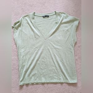 Zara pale green t-shirt